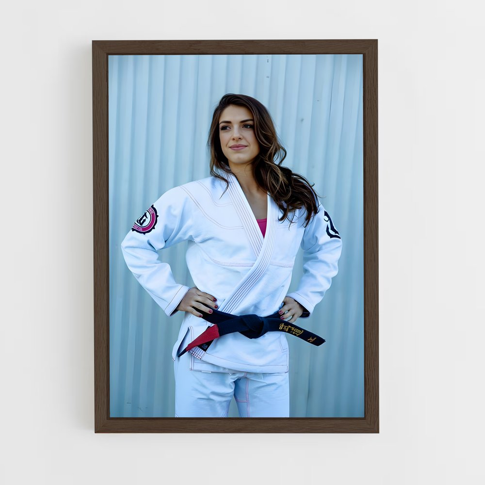 Poster Karateka Élégante – affiche Jiu-jitsu brésilien (vue 5)